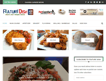 Tablet Screenshot of featuredish.com
